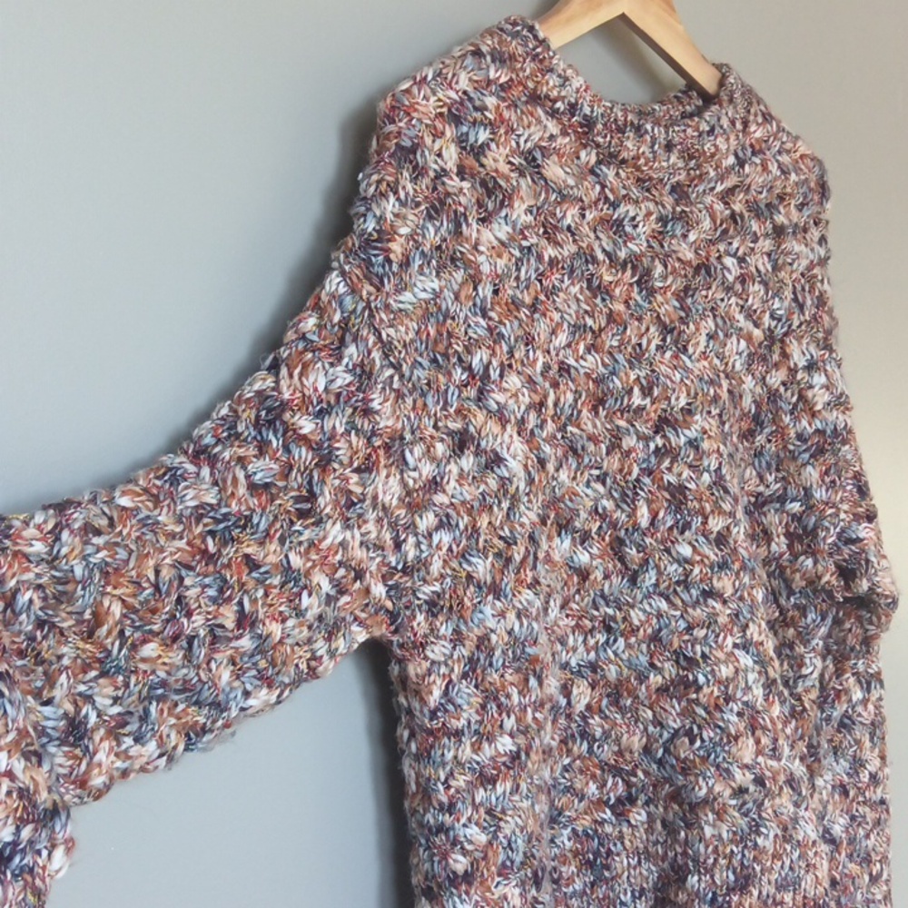 PtP 20" H&M Multicolor Chunky Knit Sweater - Picture 8 of 14